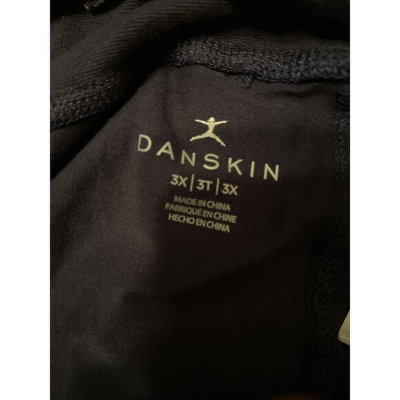 Danskin Women's Plus Size 3X Drawstring Cropped Pants Pockets Navy Blue - Picture 7 of 12